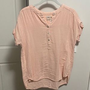 Faherty Light Pink Blouse